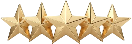 five gold stars